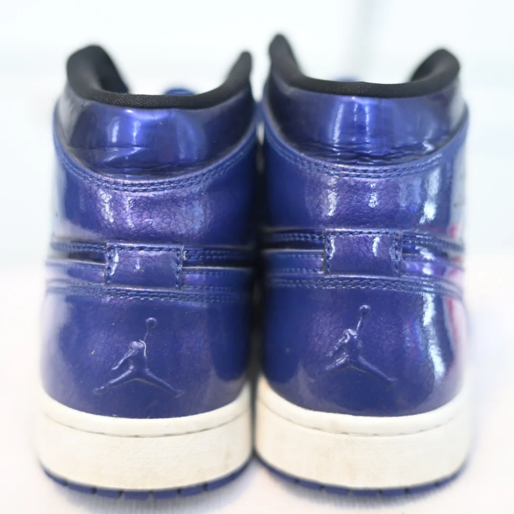 Nike Air Jordan 1 Retro High Deep Royal Purple High-Top Sneakers Mens 7.5